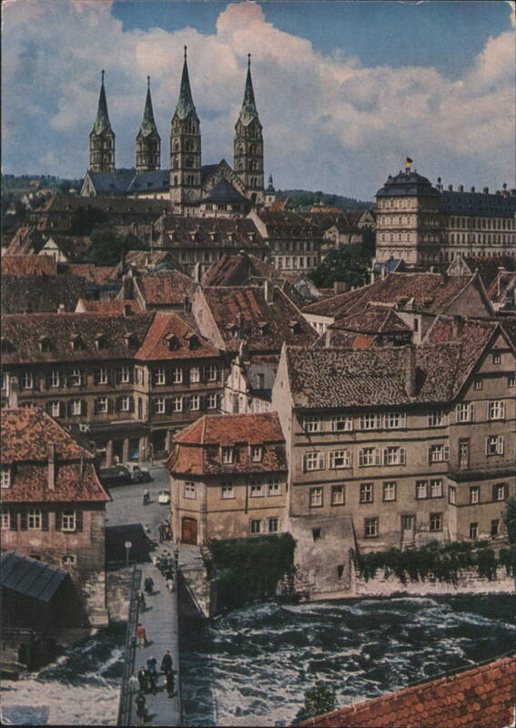 Bamberg Old Town and Cathedral Panorama Germany