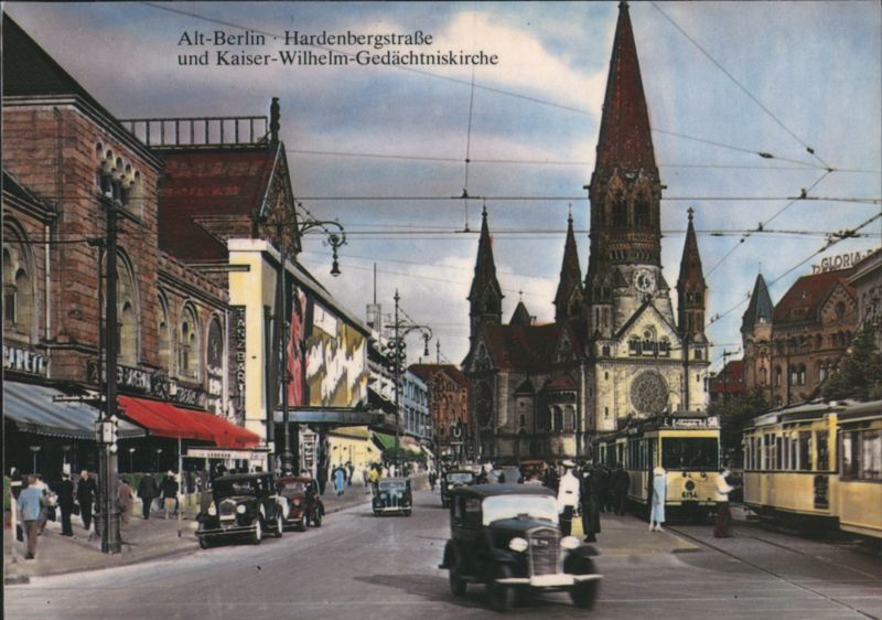 Hardenbergstraße & Kaiser-Wilhelm-Gedächtniskirche, Berlin Germany