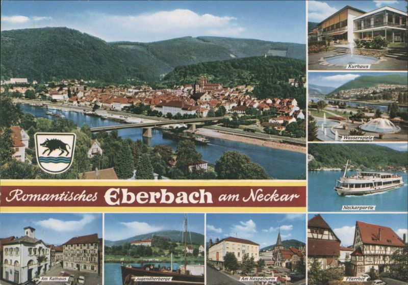 Romantisches Eberbach am Neckar Multi-View Germany