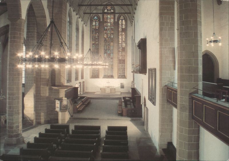 Augustinian Monastery Church, East View Erfurt Germany