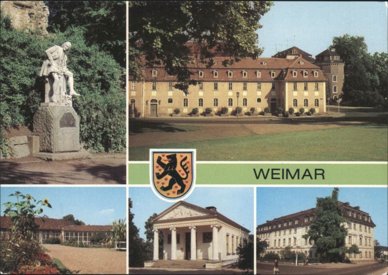 Weimar Landmarks: Shakespeare, Roman House, Liszt Academy Germany