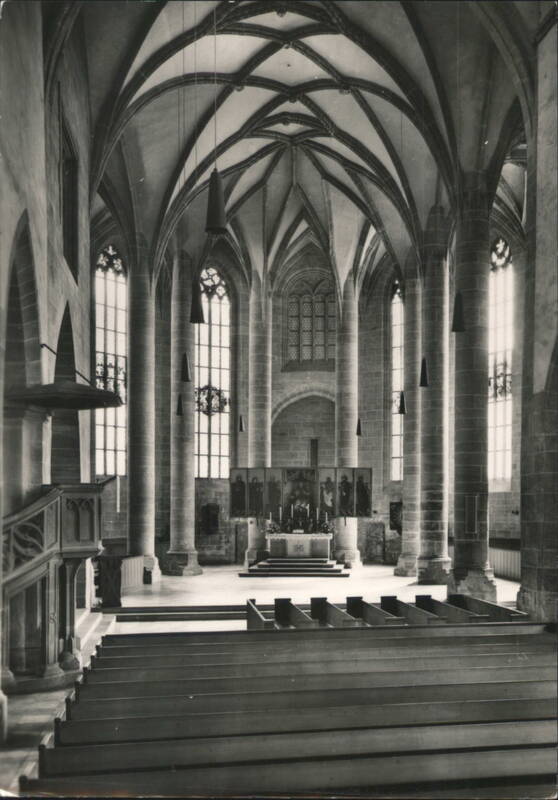 St. Andreaskirche Weißenburg Nave and Altar Germany