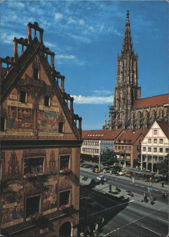 Ulm City Hall with Cathedral Germany