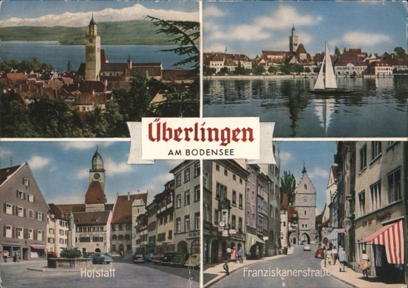 Views of Überlingen on Lake Constance Germany