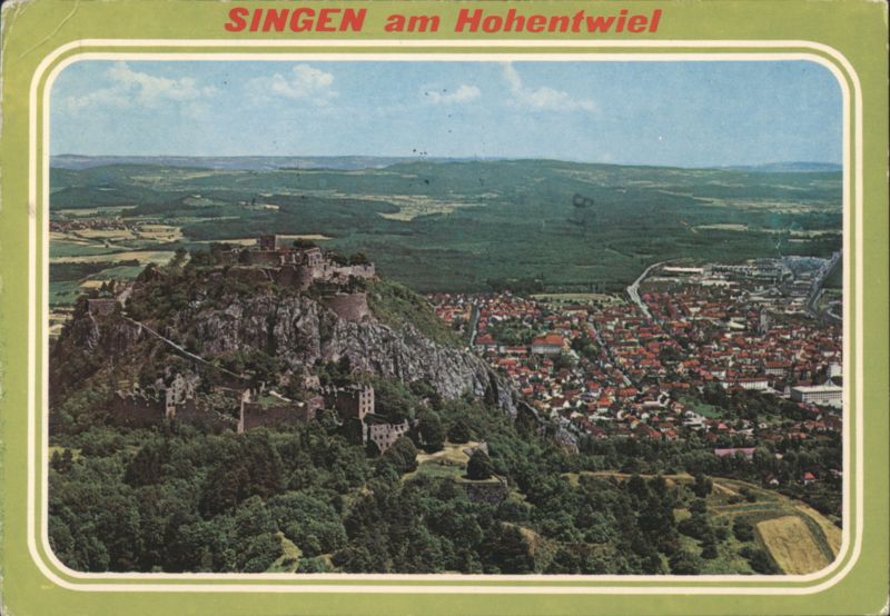 Hohentwiel Castle Ruins and Singen am Hohentwiel Germany