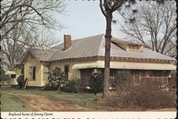 Boyhood Home of Jimmy Carter Postcard