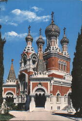 Russian Orthodox Cathedral, Nice Postcard