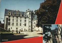 Château des Ducs, Inner Courtyard - Nantes Postcard