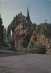Sanctuaire N.D. de Béhuard on a Rocky Mass Postcard
