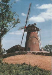 Gerritsen's Molen (Mill) in Silvolde, Netherlands Postcard