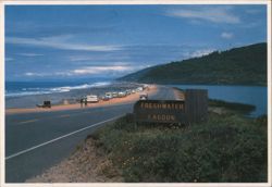 Freshwater Lagoon on Redwood Hwy. 101, California Postcard