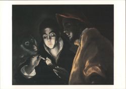 El Greco's Fabula (Allegory with a Candle) Postcard
