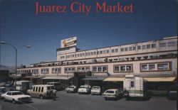 Juarez City Market, Mexico Postcard