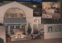 Hotel Pacific, Monterey - Exterior and Guest Room Postcard