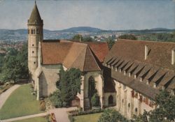 Kloster Lorch with Prominent Tower Postcard