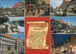 Hameln, Pied Piper City, Germany Postcard