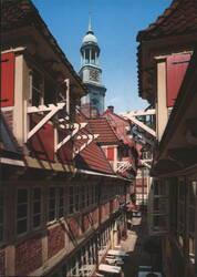 Krameramtsäuser, 17th Century Residential Complex, Hamburg Postcard