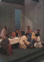 Oberammergau Passion Play: Washing the Feet Postcard