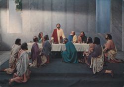 Oberammergau Passionsspiele: The Last Supper Scene Postcard