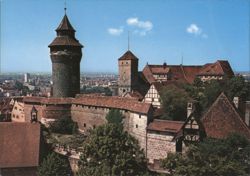 Nürnberg Imperial Castle: Sinwell Tower and Heathen Tower Postcard