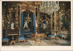 Schloss Linderhof - Spiegelsaal with Ivory Chandelier Postcard
