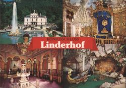 Royal Castle of Linderhof - Exterior and Interiors Postcard