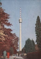Stuttgart TV Tower Postcard