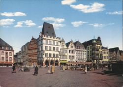 Trier Hauptmarkt with Steipe Postcard
