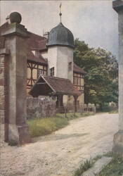 Schloß Hoflößnitz with Tower and Old Wine Press, Radebeul Postcard