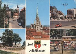 Views of Mühlhausen - Thomas-Müntzer-Stadt Postcard