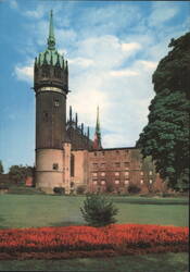 Castle and Castle Church, Wittenberg Postcard