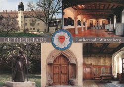 Lutherhaus, Lutherstadt Wittenberg - Various Views Postcard