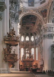 Passau – St. Stephansdom Presbytery with High Altar Postcard