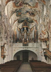 Ehemalige Stiftskirche Rottenbuch, Baroque Organ (1747) Postcard