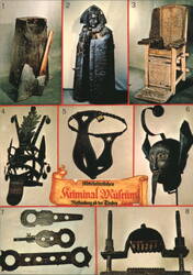 Medieval Criminal Museum - Torture Instruments, Rothenburg ob der Tauber Postcard