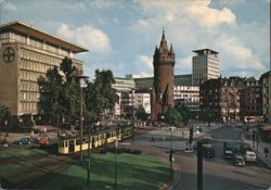 Eschenheimer-Turm and City Square, Frankfurt am Main Postcard