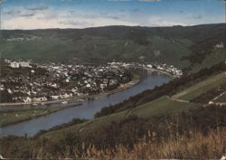 Bernkastel-Kues on the Mosel River Postcard