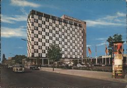 Berlin Hilton Hotel Building Postcard