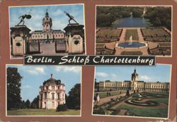 Schloss Charlottenburg, Berlin - Palace, Gardens & Belvedere Postcard