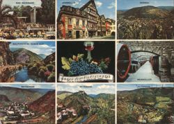 Ahr Valley: Bad Neuenahr, Ahrweiler, Dernau, Altenahr Postcard