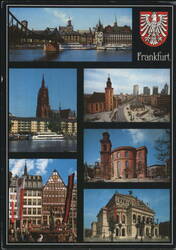 Frankfurt Multi-View Postcard