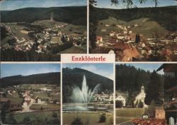 Enzklösterle - Views of Air Resort and Winter Sports Place Postcard