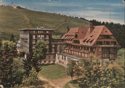Feldberger Hof and Feldberg Mountain Postcard