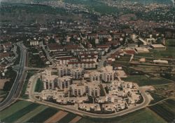 Aerial View of Zollbergsiedlung, Esslingen am Neckar Postcard