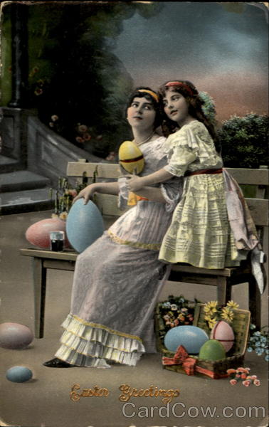 Easter Greetings With Children
