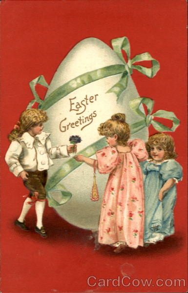 Easter Greetings With Children