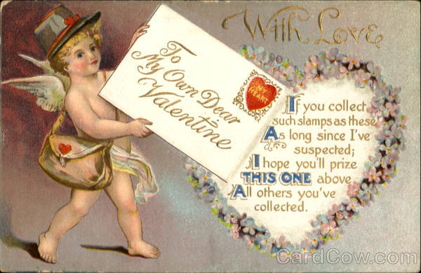 To My Own Dear Valentine With Love Cupid