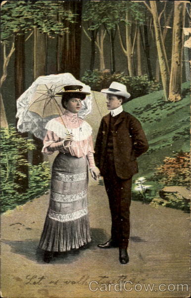 Couple Walking Romance & Love