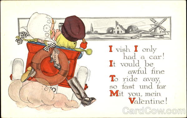 Kissing Dutch Children