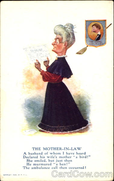 The Mother In Law R. Hill Caricatures